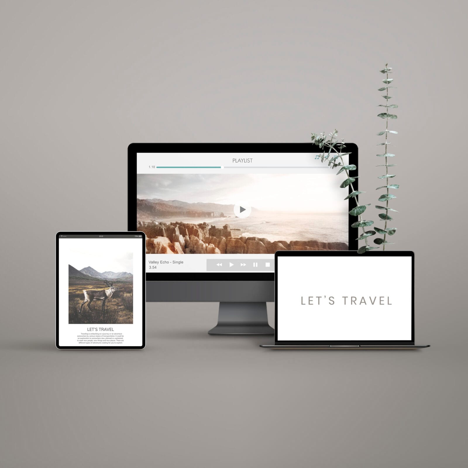 Digital device screen mockups design Restyling sito internet